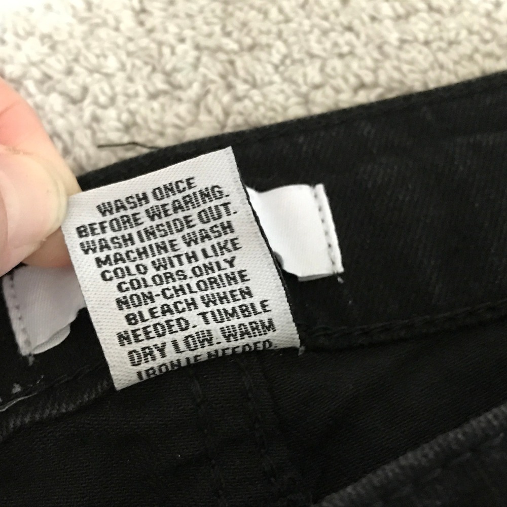 Billie Skinny Jeans Womens 16 Black Fit Solution High Rise Tummy Control Stretch - Picture 10 of 15